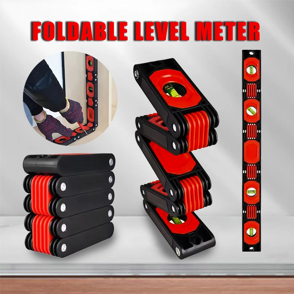 Multifunctional Folding Level Polygon Precision Gauge Woodworking Pipe Stair Corner Folding Extension Tool