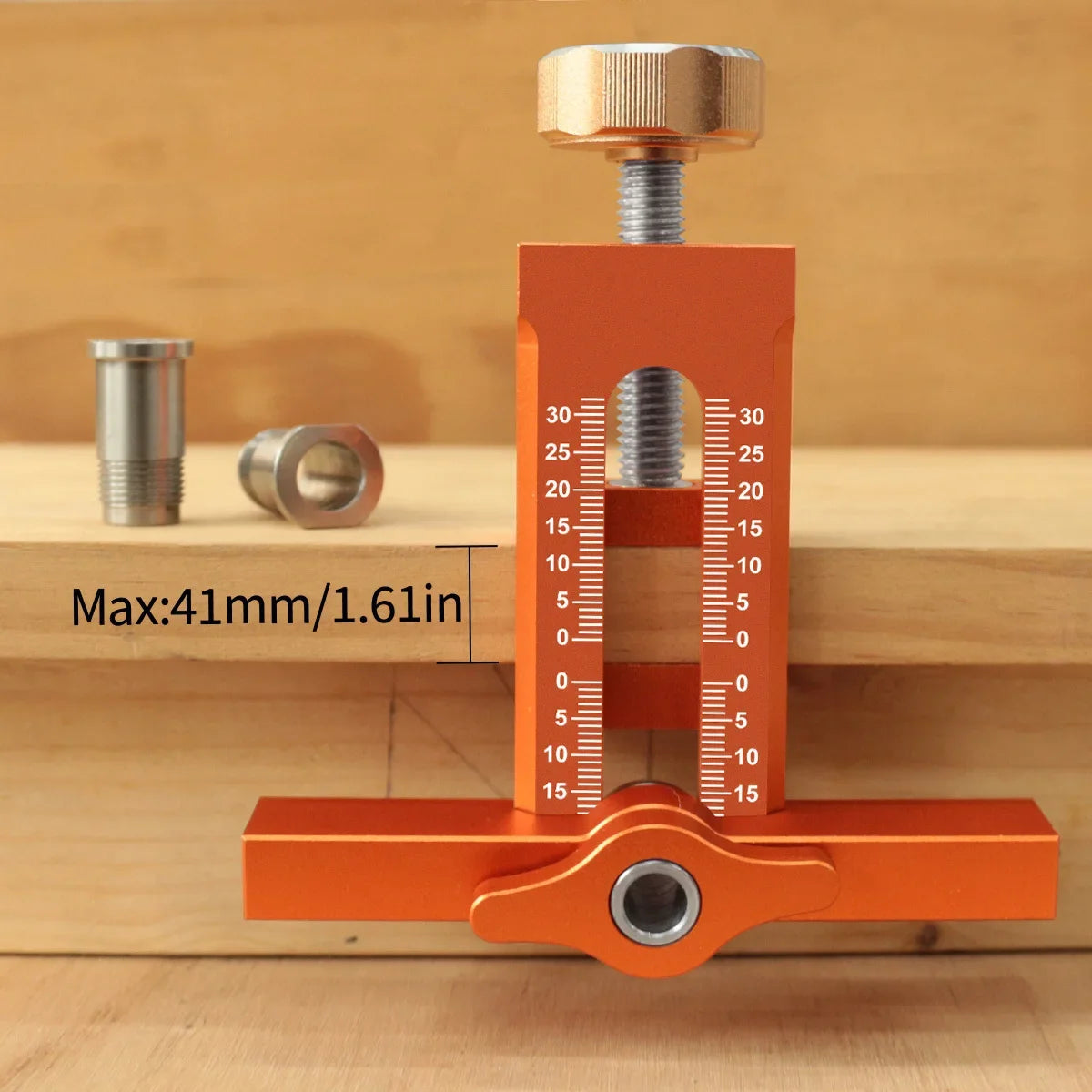 2 in 1 Cabinet Door Installation Positioner,6/8/10Mm Rebounder Punched Mounting Jig Wardrobe Cabinet Door Panel Installation Jig