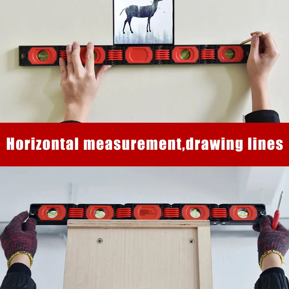 Multifunctional Folding Level Polygon Precision Gauge Woodworking Pipe Stair Corner Folding Extension Tool