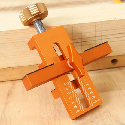 2 in 1 Cabinet Door Installation Positioner,6/8/10Mm Rebounder Punched Mounting Jig Wardrobe Cabinet Door Panel Installation Jig
